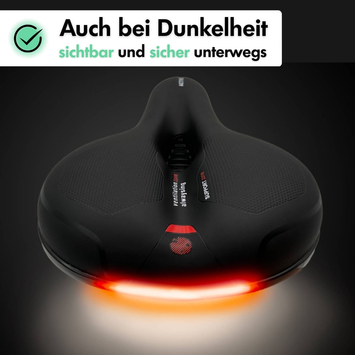 Fahrrad-Komfort-Bundle: Barfußschuhe + Fahrrad-Sattel