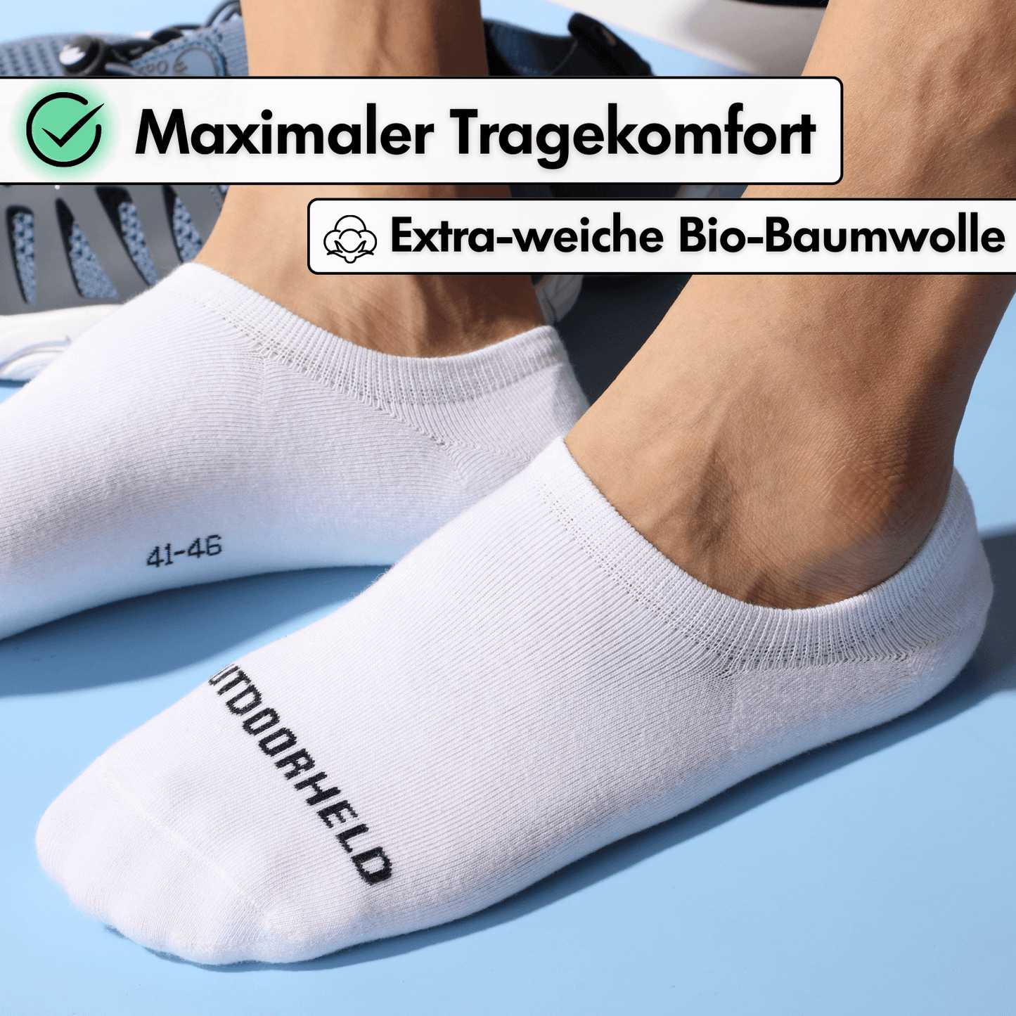 Füßlinge Barfußsocken - Weiß