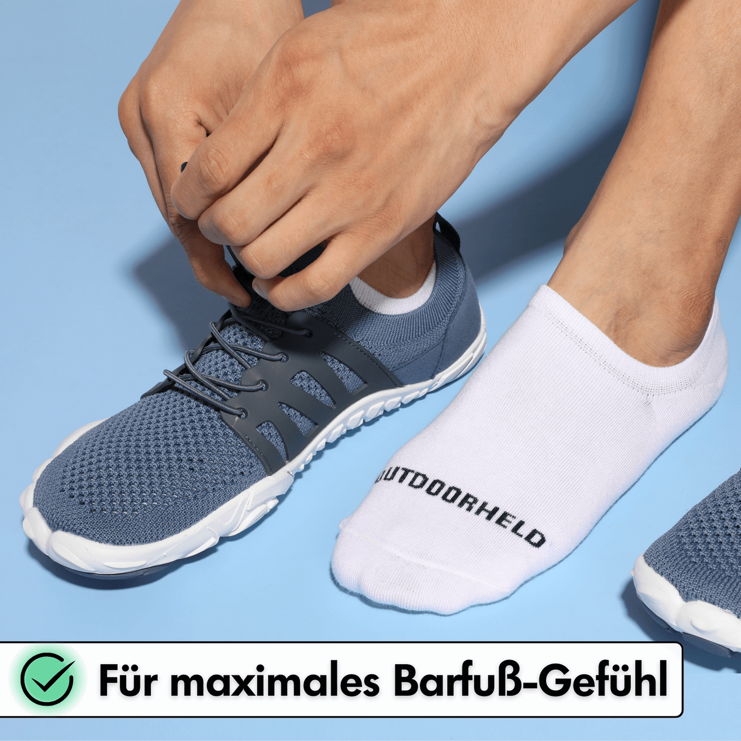 Füßlinge Barfußsocken - Weiß