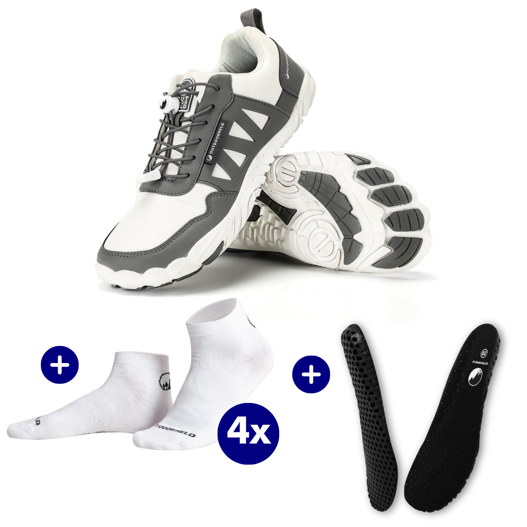 KOMFORT-BUNDLE: Expert Prime + 4x Barfußsocken + OrthoFlex Einlegesohlen