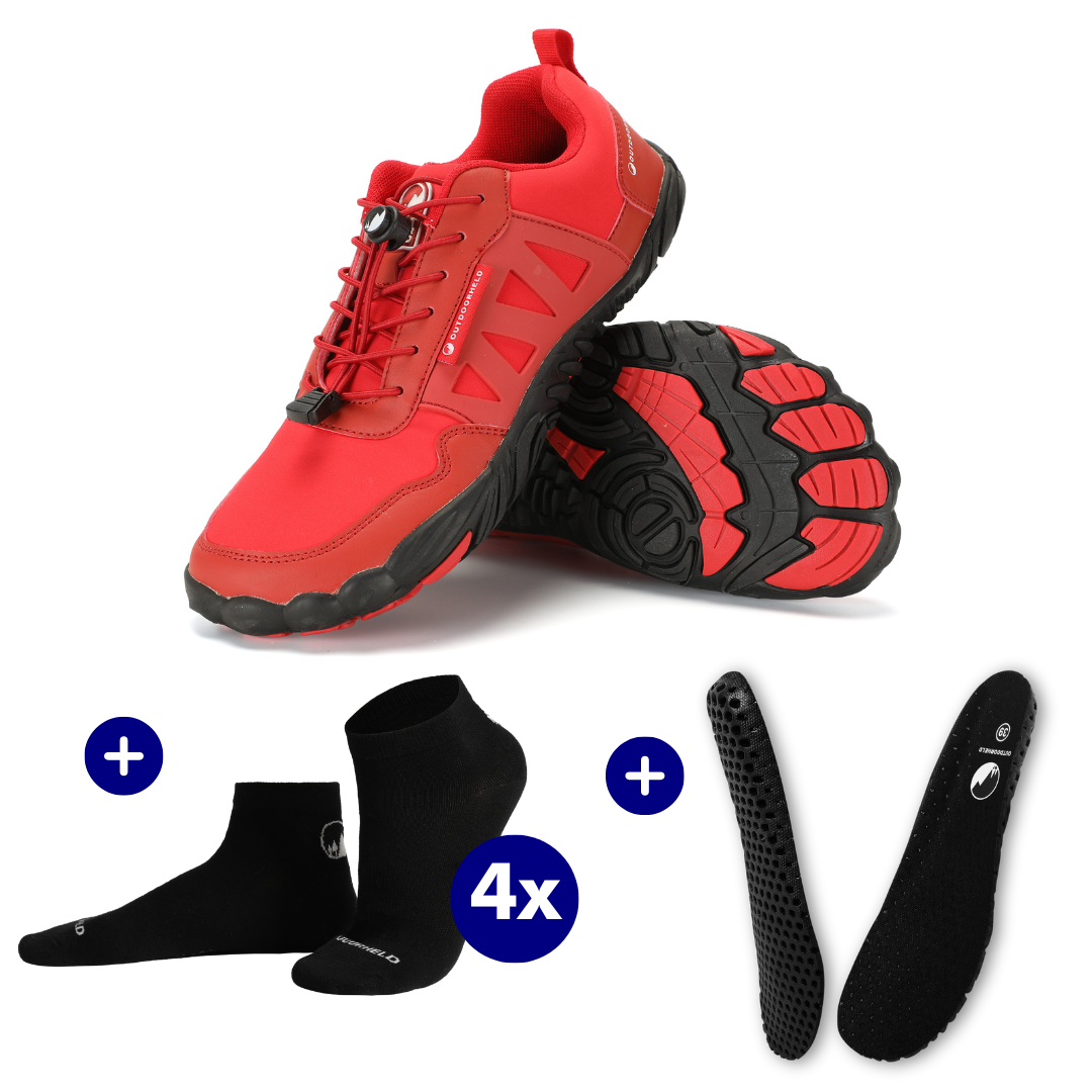 KOMFORT-BUNDLE: Expert Prime + 4x Barfußsocken + OrthoFlex Einlegesohlen