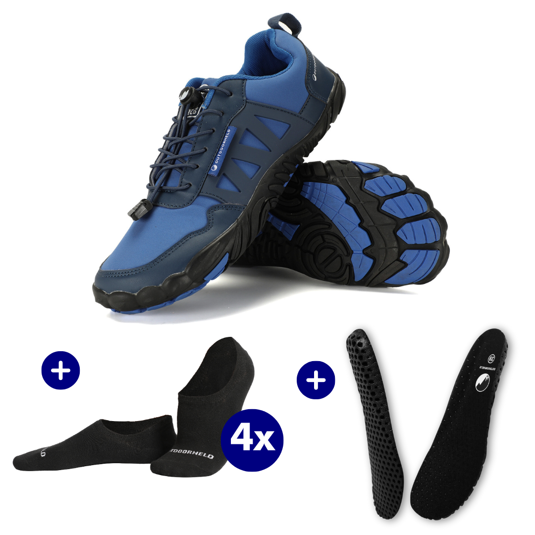 KOMFORT-BUNDLE: Expert Prime + 4x Barfußsocken + OrthoFlex Einlegesohlen